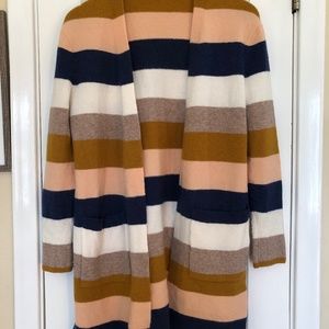 Madewell striped cardigan Wool & Alpaca Blend